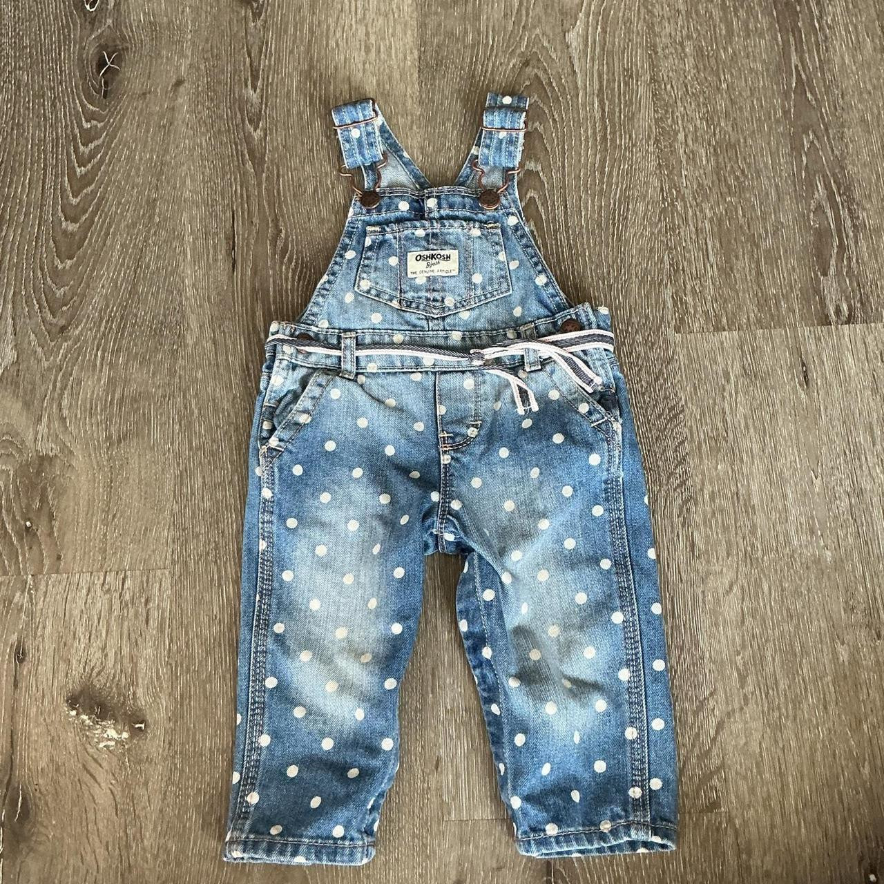 These adorable OshKosh B'gosh denim bib overalls are... | Depop | Depop US