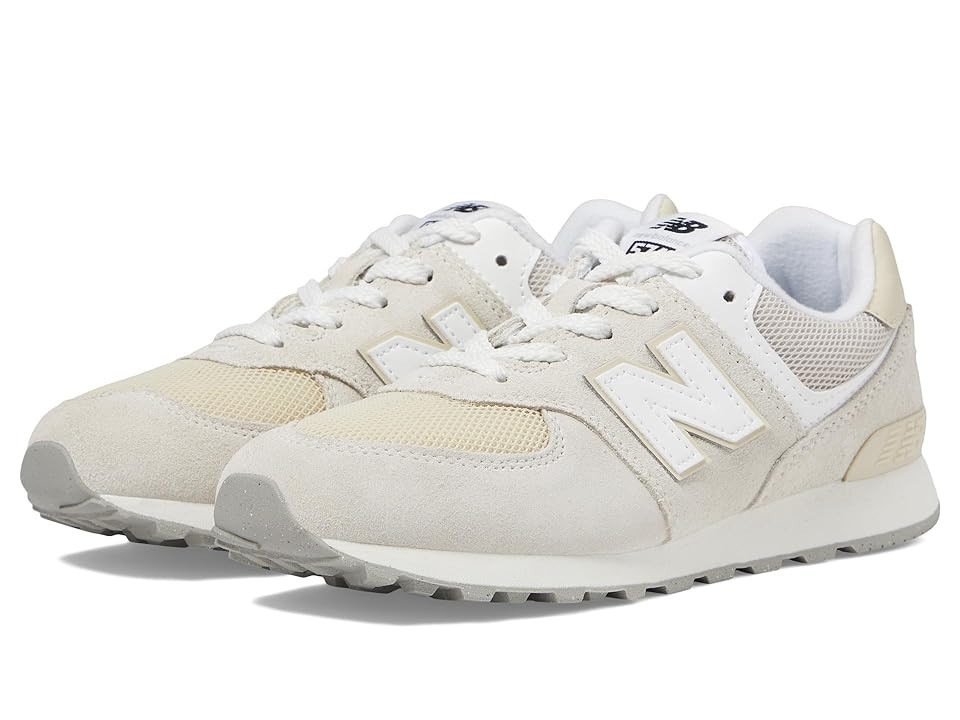 New Balance Kids 574 (Little Kid) Kids Shoes Moonbeam/Bone: 13 Little Kid W | Zappos.com