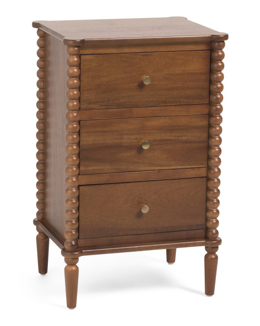 20x32 3 Drawer Spindle Side Table | Bedroom | Marshalls | Marshalls