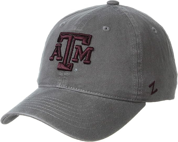 Zephyr NCAA Mens Adjustable Scholarship Hat Charcoal | Amazon (US)