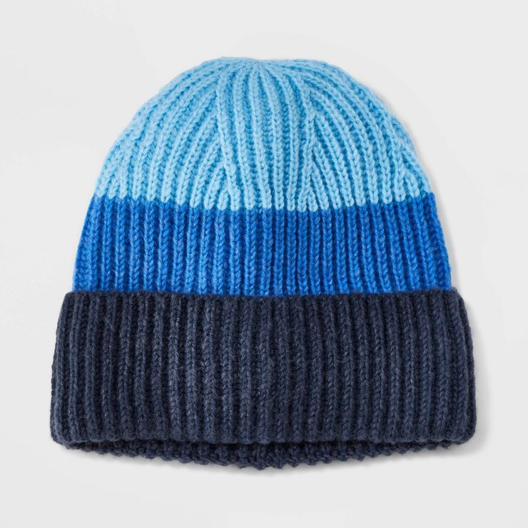 Adult Colorblock Beanie - A New Day™ Blue | Target