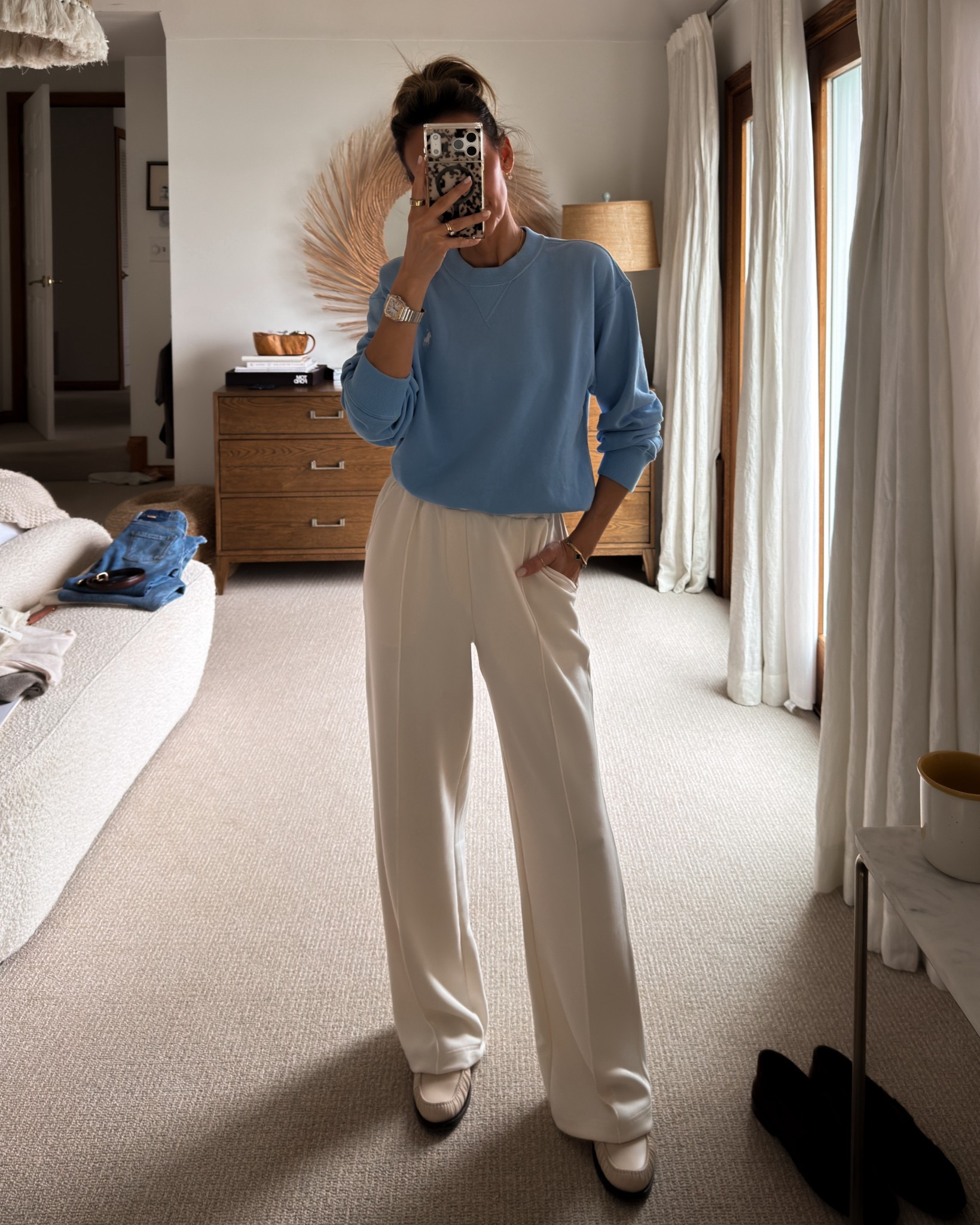 Restock alert! Found my favorite polo sweatshirt fully stocked!! My pants are under $80 and so cozy, small on sweatshirt and xs on pants 

#LTKootd #LTKOver40 #LTKgrwm 