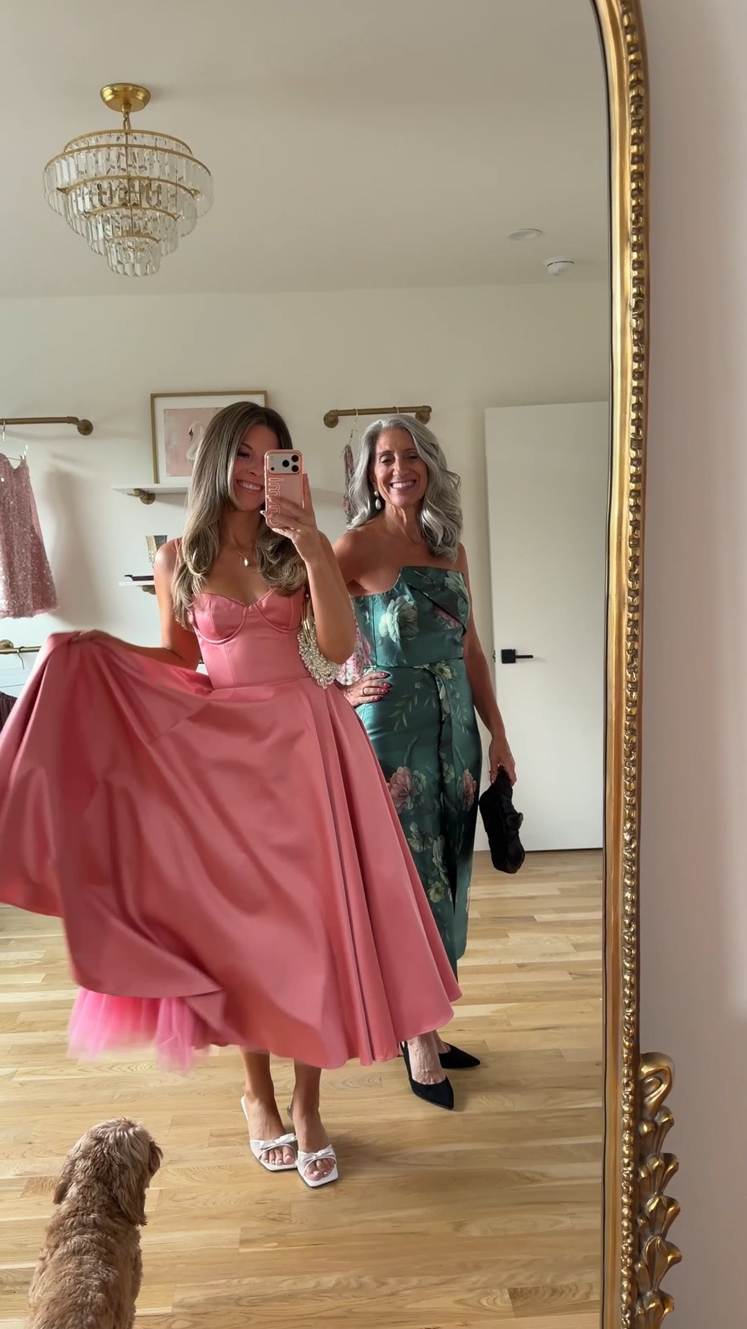 💙 Mini Me & Me | Wedding Guest | Mother of the Bride | Mother of the Groom | Rehearsal Dinner Dresses

A blush pink bustier midi with a full structured skirt that holds and defines beautifully while the ball skirt moves with total effortless romantic elegance.

A teal and pink floral strapless mikado midi with a structured bodice that holds beautifully and photographs with total garden wedding elegance from every angle.

Save this and share it with a friend who's shopping. 💌

Claudia | 5'4½" | 135 | medium or 6
Emerson | 5'4" | 130 | small or 2

Wedding Guest Dress | Fashion over 50 | Mother of the Bride | Mother of the Groom | Black Tie | Formal Gown | Summer Wedding | Fall Wedding | Tummy Flattering Dresses | Special Occasion

#LTKSeasonal #LTKOver40 #LTKWedding