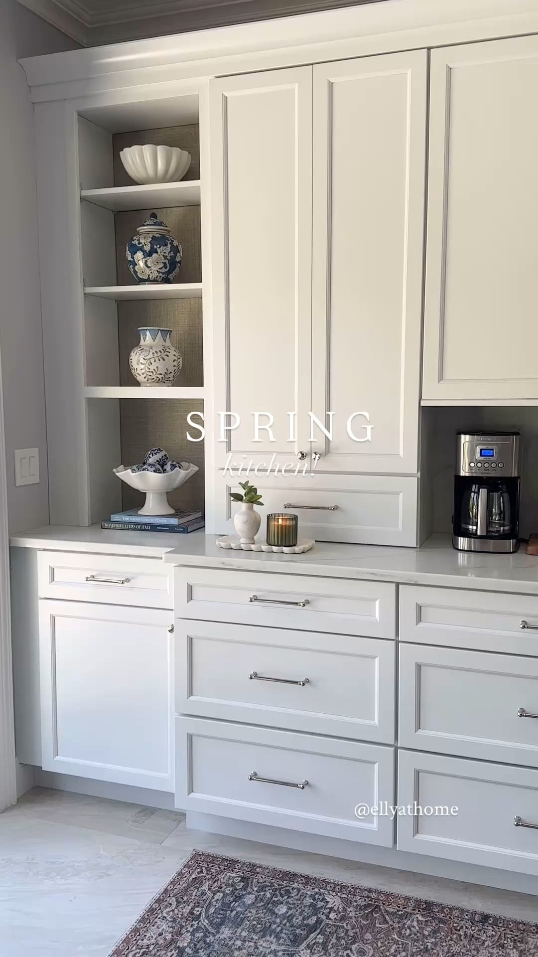 My spring kitchen styling! Shop vases, bowls, pendants, artwork, candles, florals, display cabinet and more kitchen details! Target, Amazon, Pottery Barn, Wayfair, Crate Barrel. 

#LTKdayinmylife #LTKHome #LTKSaleAlert