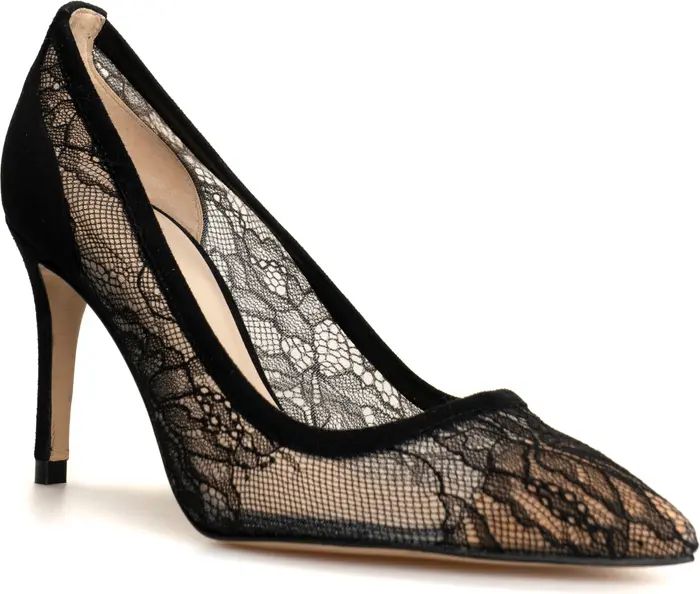 L'AGENCE Simone Lace Pump | Nordstrom | Nordstrom