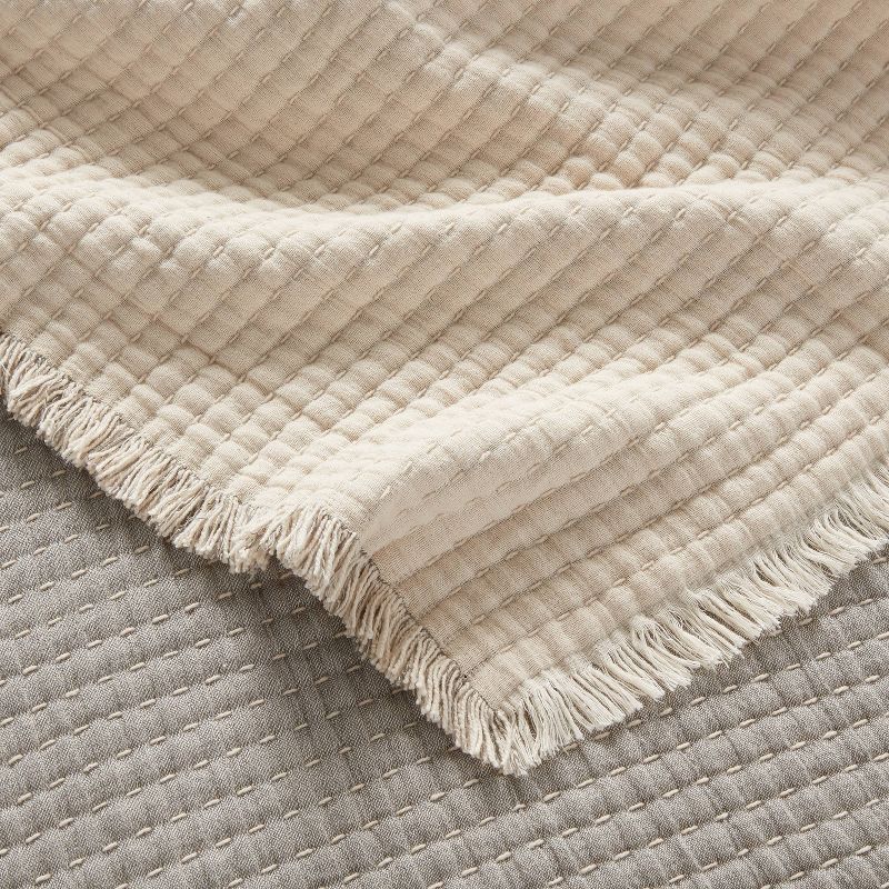 60"x80" Woven Throw Blanket Gray - Threshold™ | Target