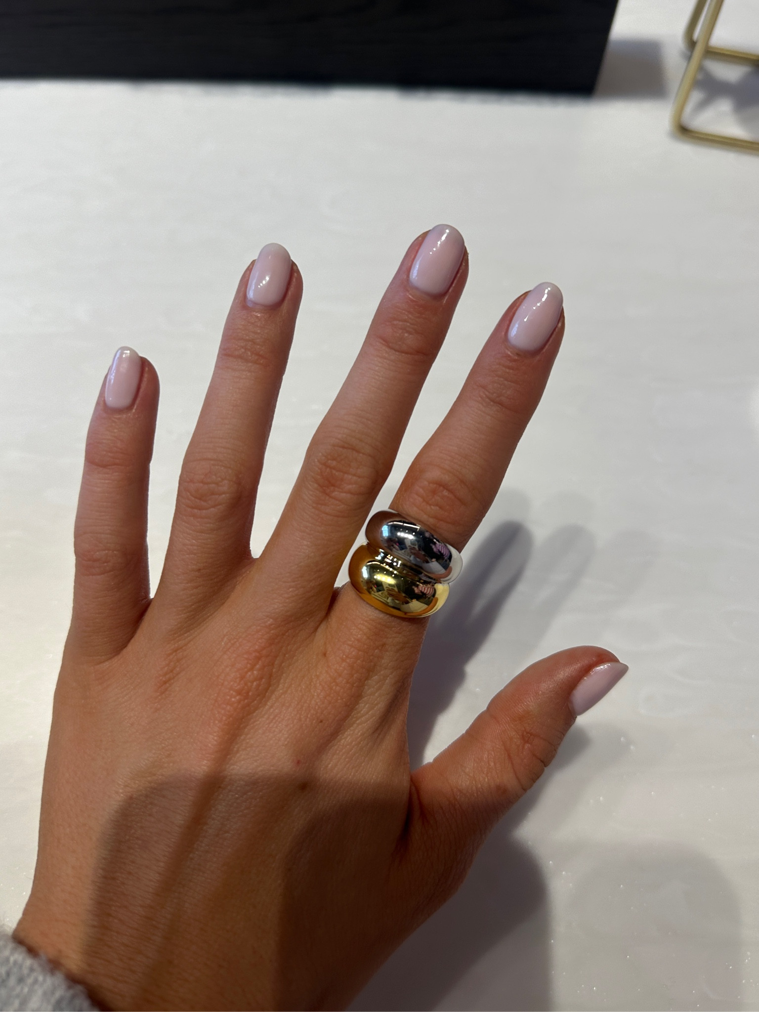Favorite ring! Mixed metal gold/silver chunky ring from uncommon James 

#LTKfindsunder50 #LTKGiftGuide #LTKstyletip