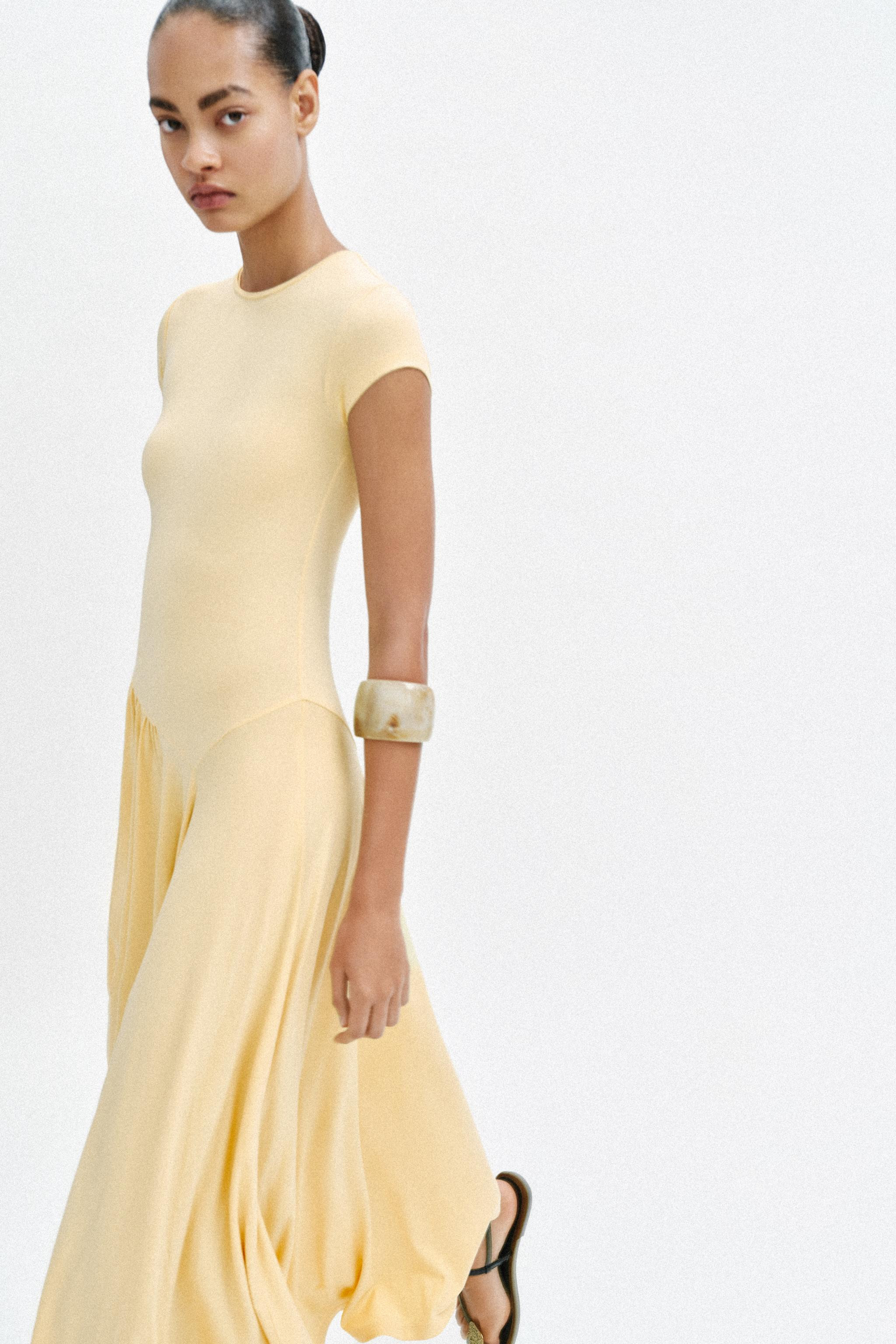 ASYMMETRIC LONG DRESS | Zara UK