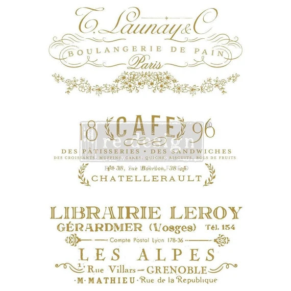 Somewhere in France - Decal Transfer by Redesign with Prima! Same Day Shipping! | Etsy (US)