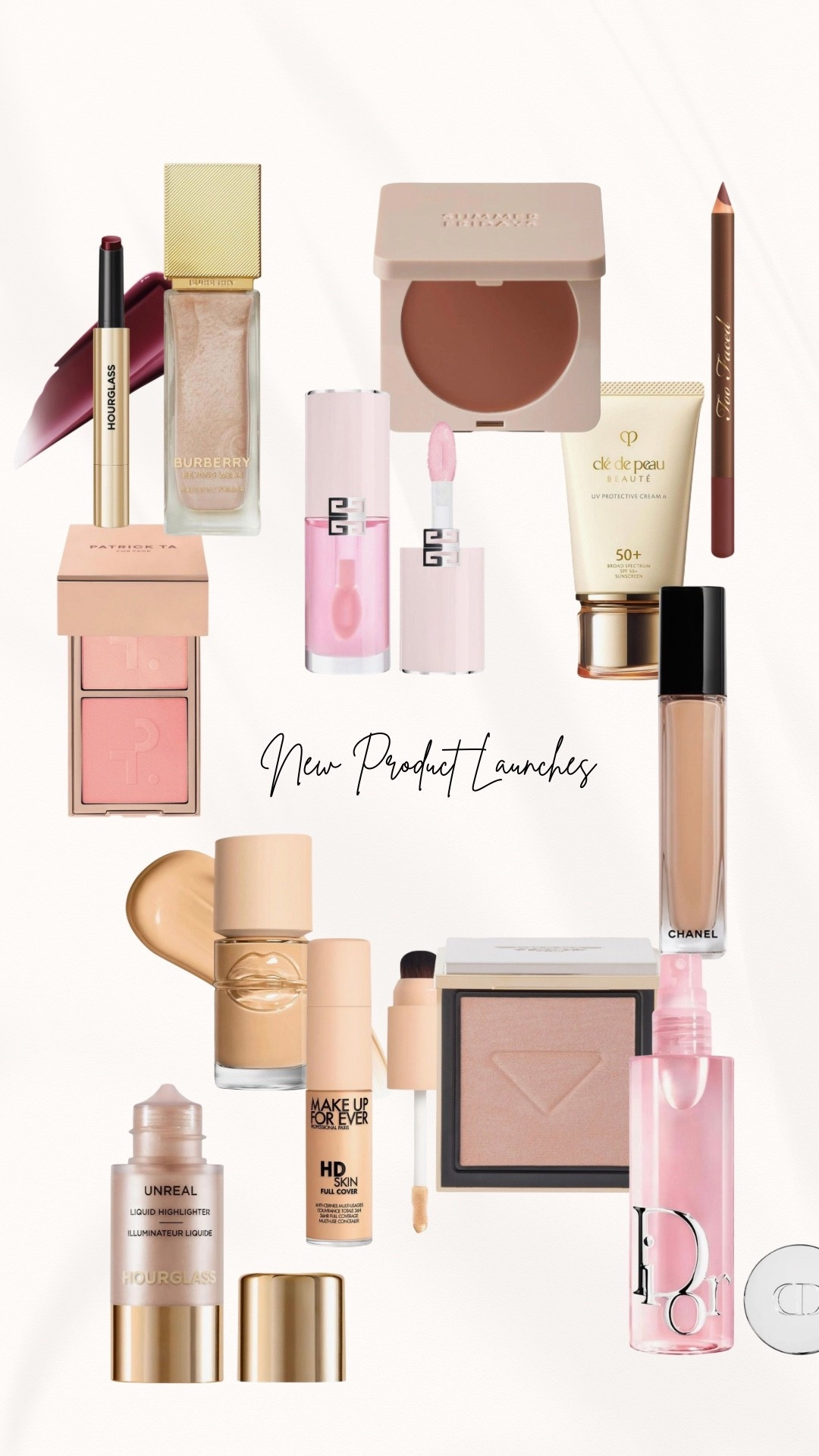 New Product Launches

Foundation: 234N
Concealer: b30 
Blush: shy at first 
Liquid highlighter: infinite 
Multi use pencil: chocolate caramel 
Highlighter: champagne 
Lipstick: echo 
Lip oil: 4

#LTKgrwm #LTKselfcare #LTKBeauty