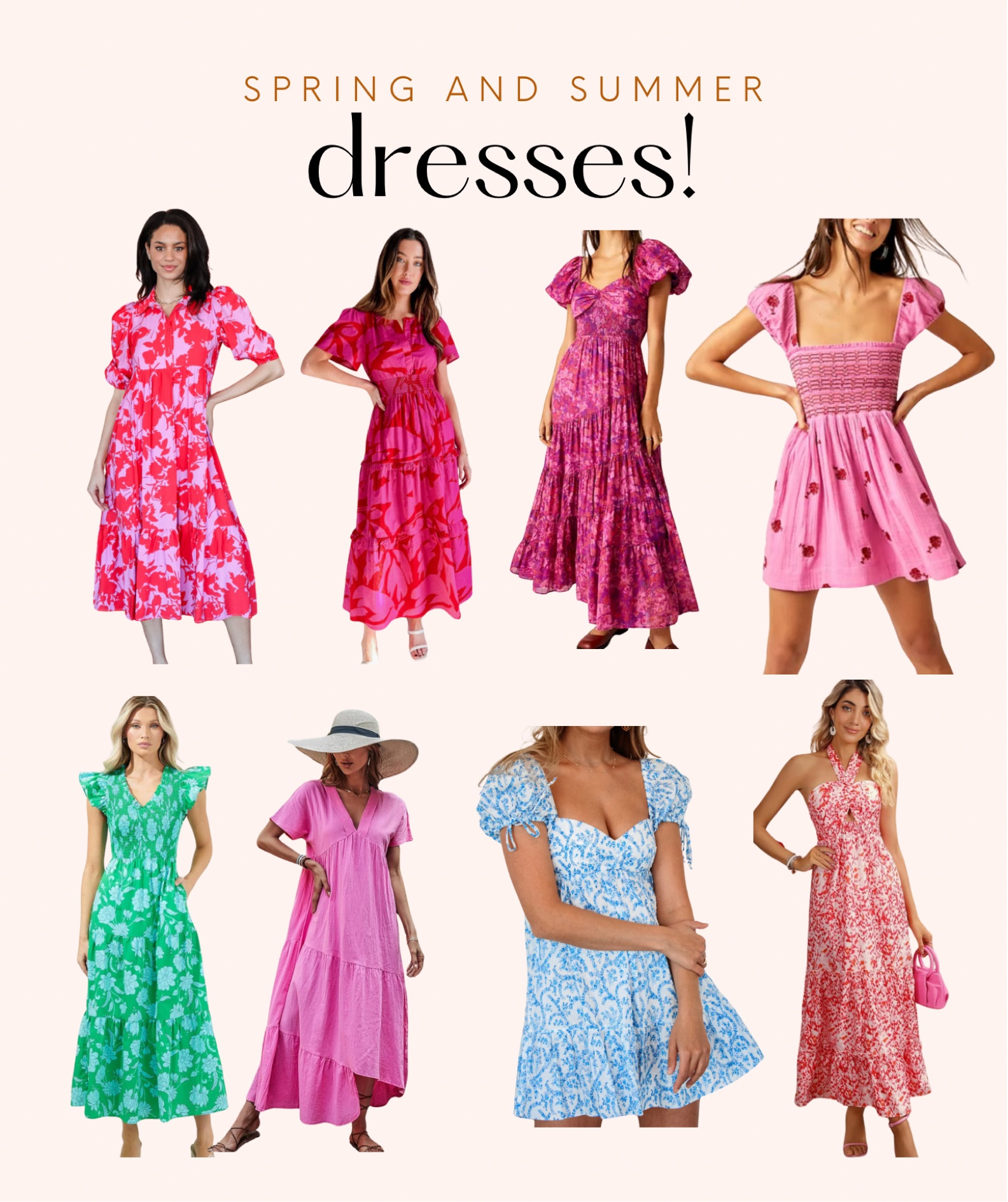 Spring and summer dresses!!! Pink dresses! Fun colored dresses!! Spring and summer apparel!! 

#LTKSeasonal #LTKstyletip #LTKSpringSale