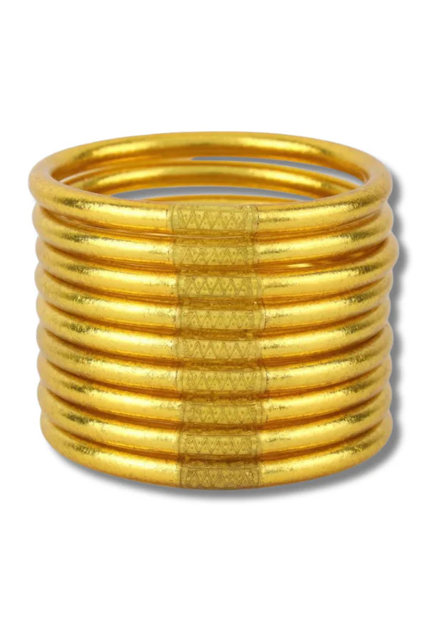 BudhaGirl Gold Bangles Set of 9 | The Willow Tree