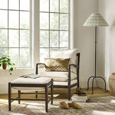 Wood Frame Pillow Top Accent Chair Cream - Threshold™ with Studio McGee Assembly Required | Target