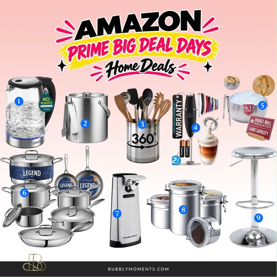 🔥 PRIME BIG DEAL DAYS HOME & KITCHEN FINDS! 🔥
Get ready for PRIME BIG DEAL DAYS! 🛍️✨ Discover trending Home & Kitchen finds perfect for refreshing your home, upgrading your kitchen, organizing your space, and making everyday life easier. 🏠🍳
These PRIME BIG DEAL DAYS picks are worth checking out! Save your favorites and tap to discover more. ✨
#LTKSaleAlert #LTKHome #LTKFinds #PrimeBigDealDays #AmazonPrimeBigDealDays #PrimeDay #AmazonFinds #AmazonHome #AmazonKitchen #HomeFinds #KitchenFinds #HomeEssentials #KitchenEssentials #HomeDecor #HomeOrganization #AmazonMustHaves  

 