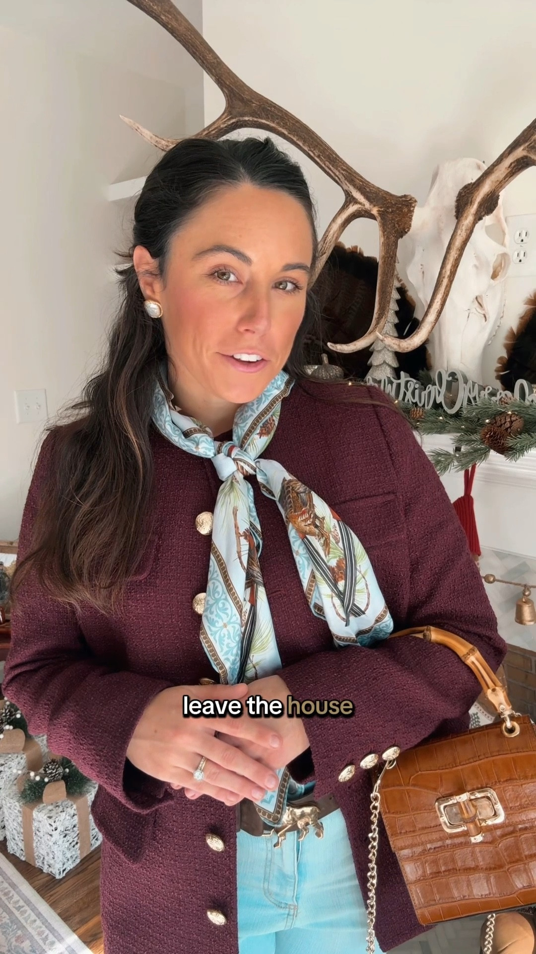 My Sunday church outfit complete with a tweed “wine tasting” color jacket from Tuckernuck, a silk scarf, and boots!

#LTKdayinmylife #LTKootd #LTKWorkwear