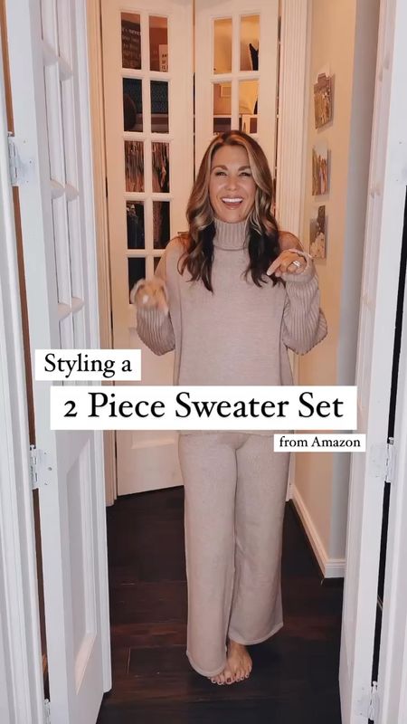 5 ways to style a sweater set 

#LTKstyletip #LTKSeasonal