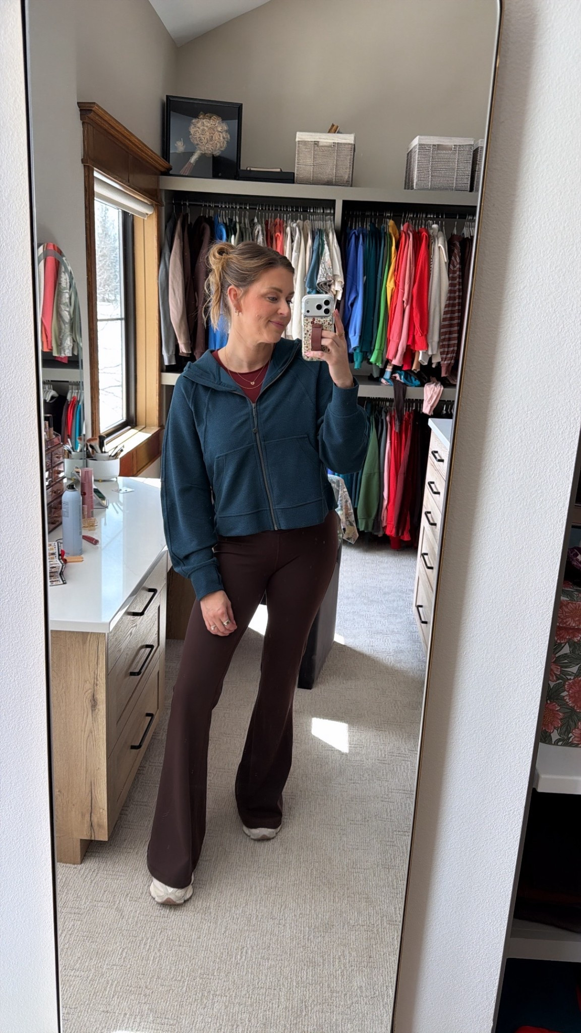 I have the M/L in the full zip and the L in the quarter zip. Both on sale!