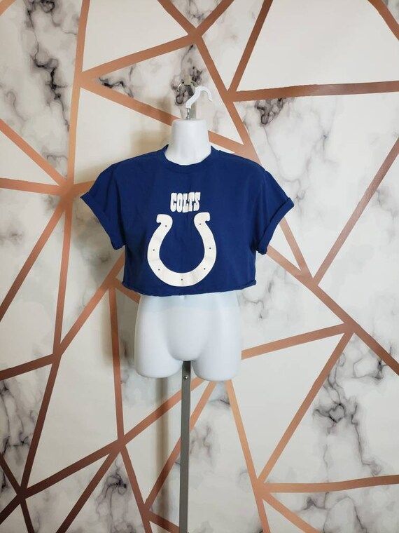 Indianapolis Colts Graphic Tee Crop Top (Vintage) | Etsy (US)