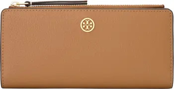 Tory Burch Robinson Slim Pebble Leather Bifold Wallet | Nordstrom | Nordstrom