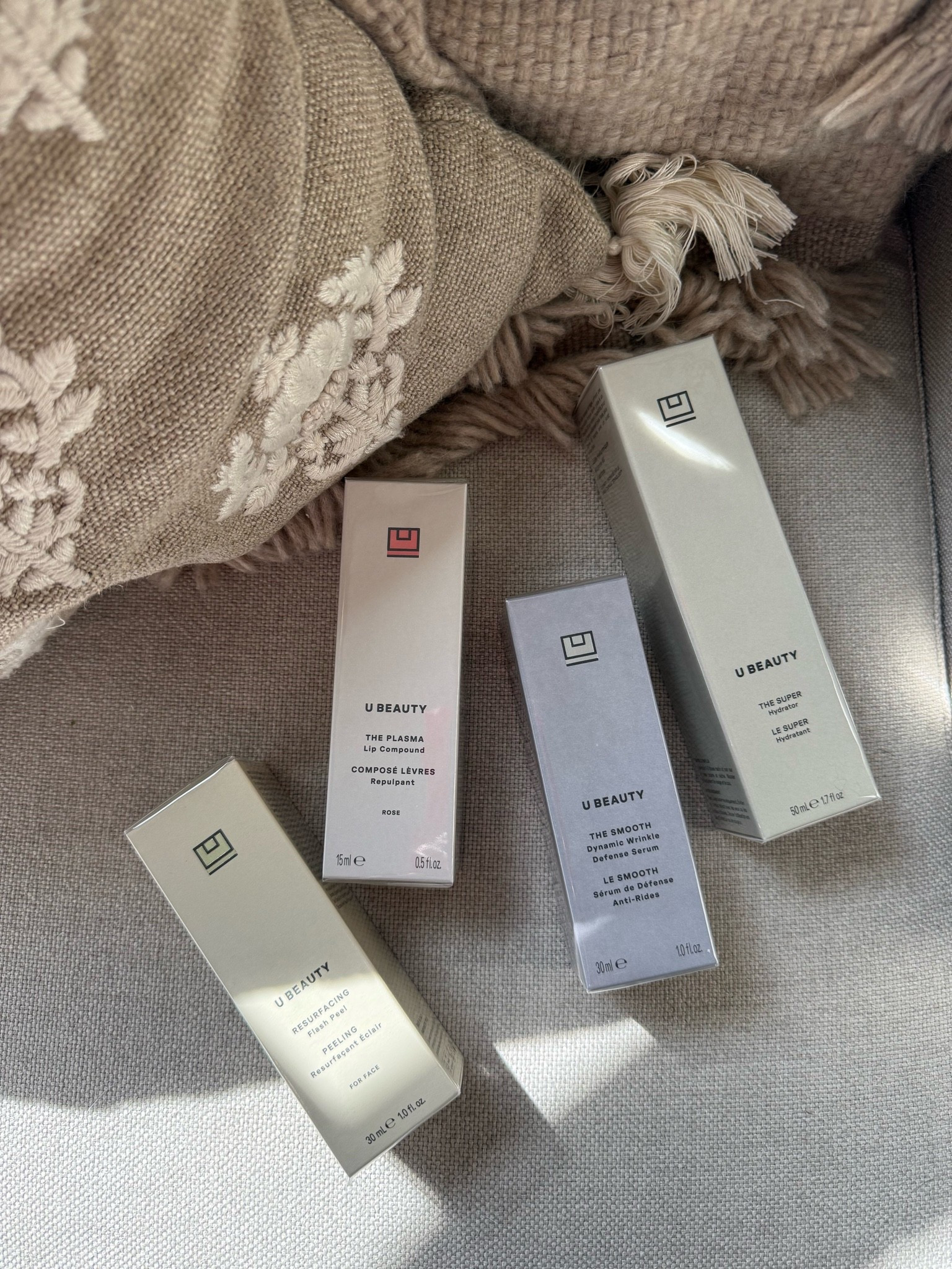 A restock of some of my favorite skincare products from @ubeauty 🩶 I’d recommend all four of these products to anyone — truly the best, you’ll see a difference on your skin almost immediately!