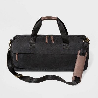 Men's Carry On Duffel Weekender Bag - Goodfellow & Co™ Black | Target