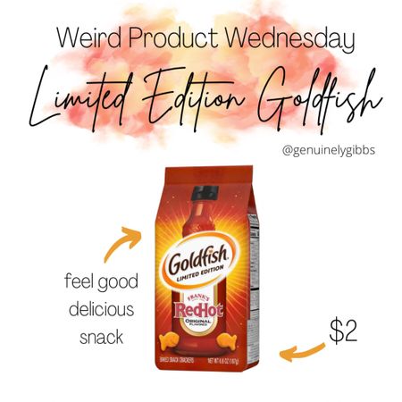 Have you tried the new goldfish? They are DELICIOUS if you like spicy snacks. 🌶️ And, you can never go wrong with Frank’s Red Hot. 🥵 They’re $2 at Target and worth every penny if you love a good comfort food throwback snack. 

#LTKfamily