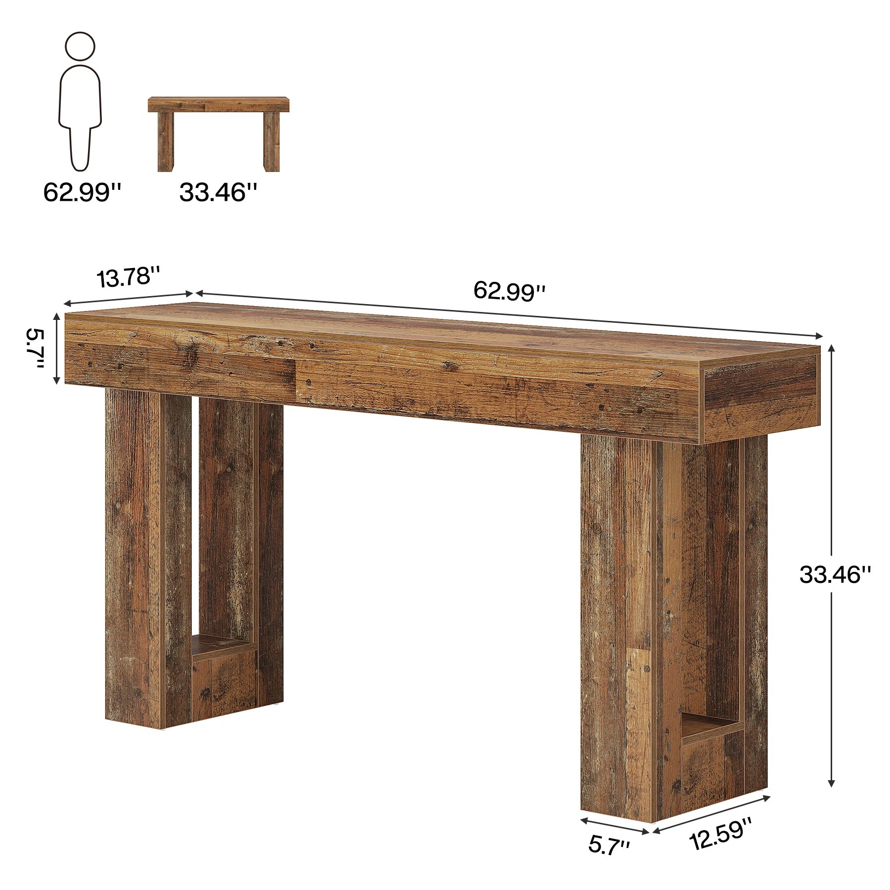Brittanni 63'' Console Table | Wayfair North America