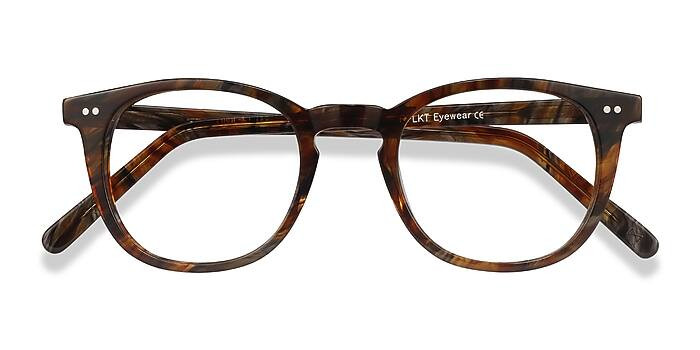 Ona Round Marbled Havana Glasses for Women | Eyebuydirect | EyeBuyDirect.com