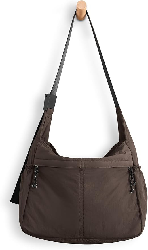 ODODOS 20L Crossbody Tote Bag Large Capacity Lightweight Hobo Shoulder Sling Bags for Gym Shoppin... | Amazon (US)