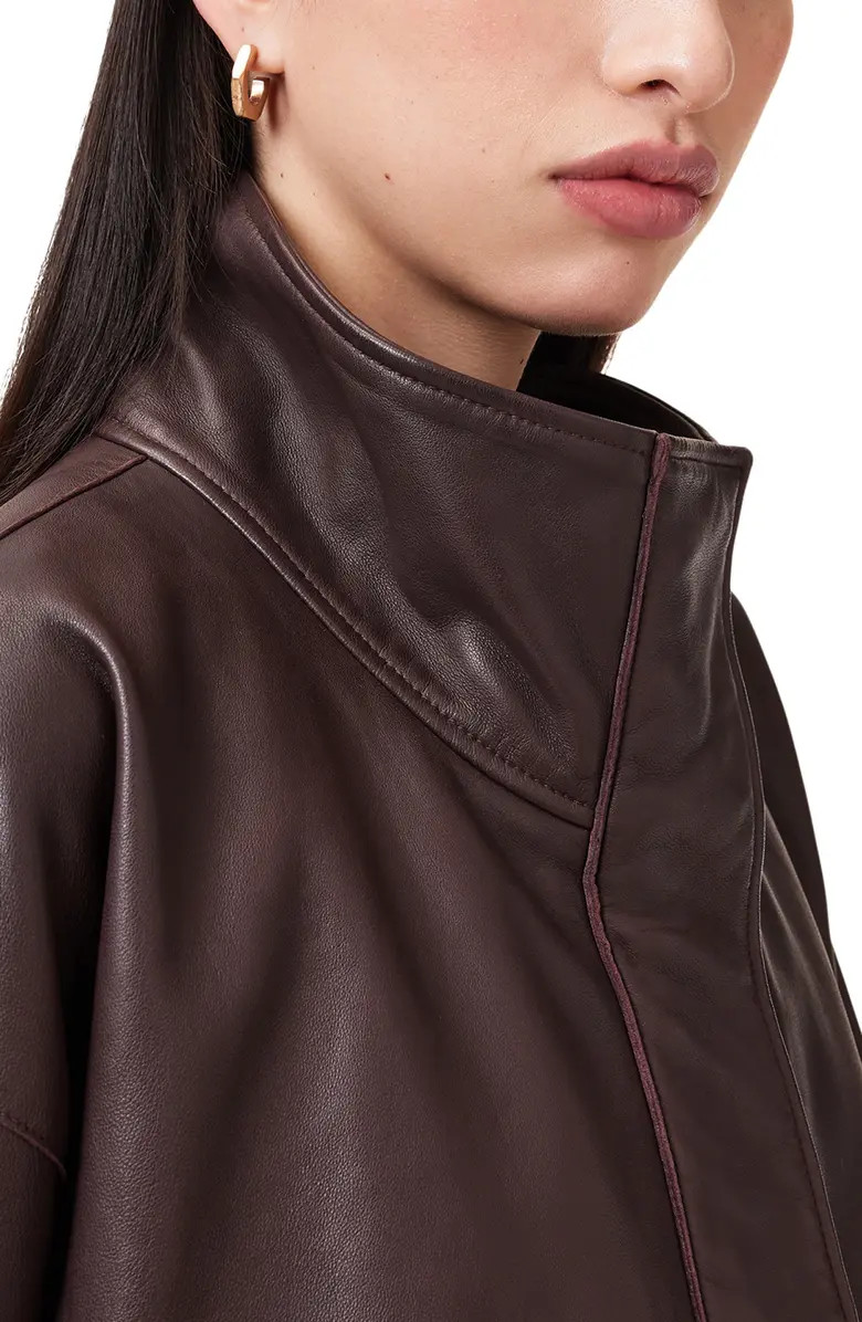AllSaints Ryder Leather Jacket | Nordstrom | Nordstrom