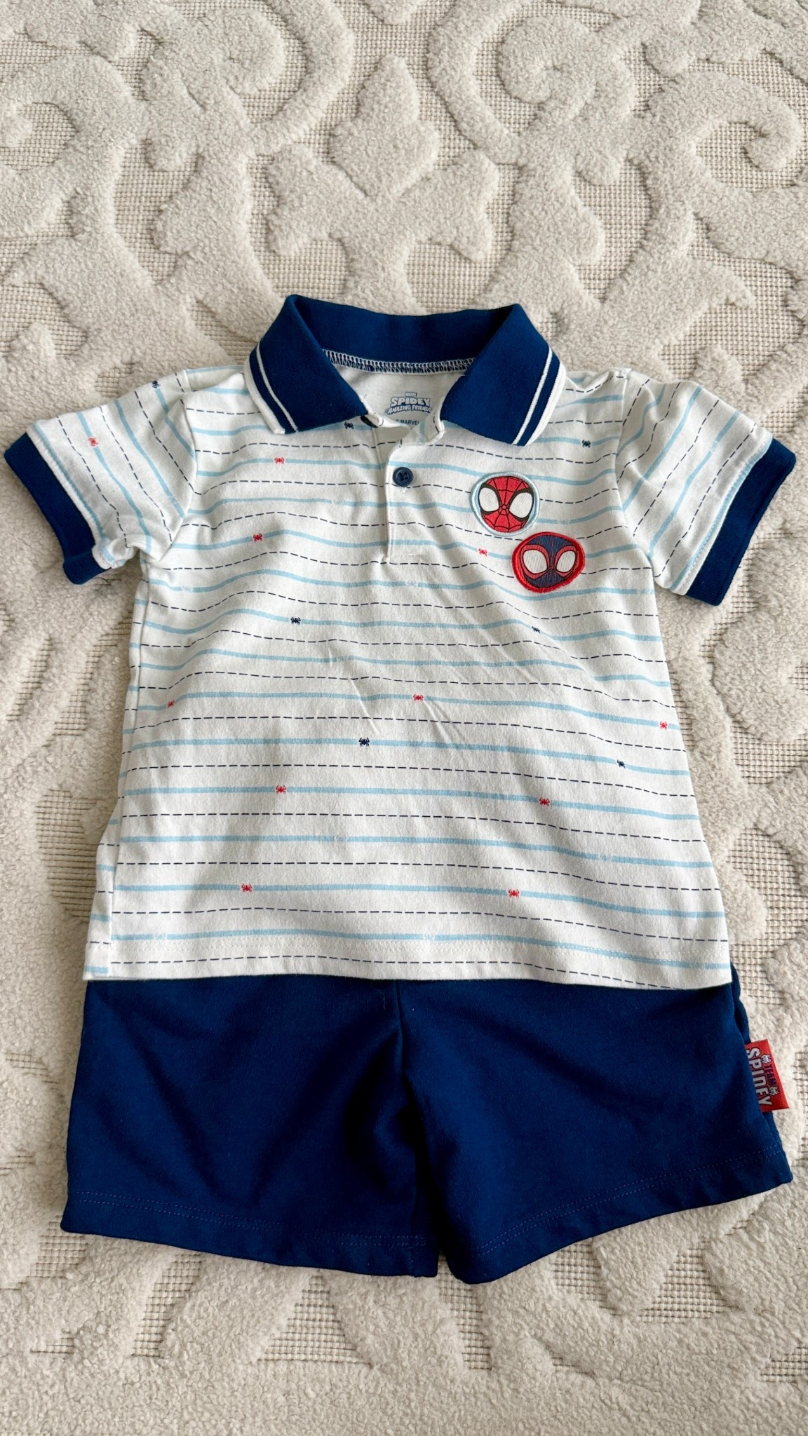 Short sleeve collar two piece spiderman outfit, spidey and his friends shirt and shorts. 


children’s fashion, target haul, target finds, spiderman shirt, bluey, hot wheels, toddler outfits, toddler outfits boy, baby boy style, toddler boy style, little boy outfits, kid outfits, baby outfits, baby boy fashion 

#LTKFindsUnder50 #LTKKids #LTKWatchNow