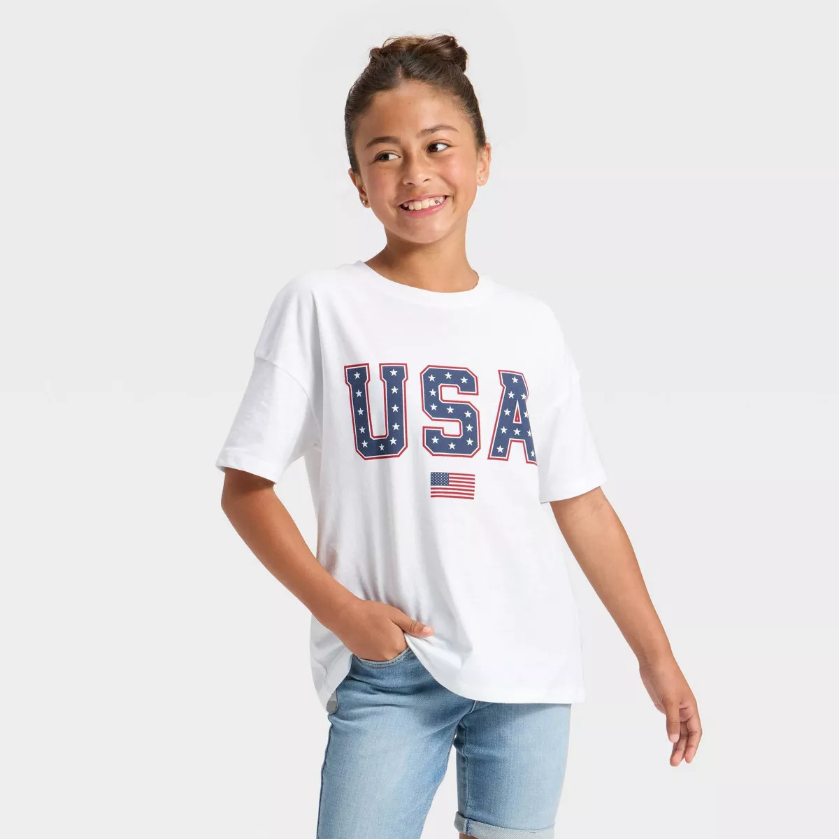 Kids' Short Sleeve 4th of July Graphic T-Shirt - Cat & Jack™ | Target