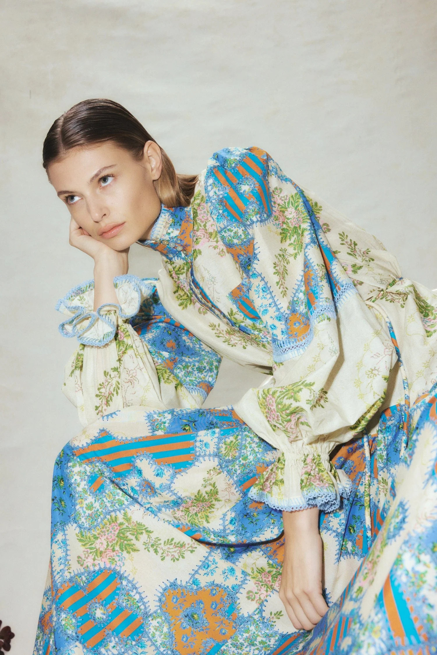 SKYE PATCHWORK SHIRTDRESS | Alemais (AU, US, UK)