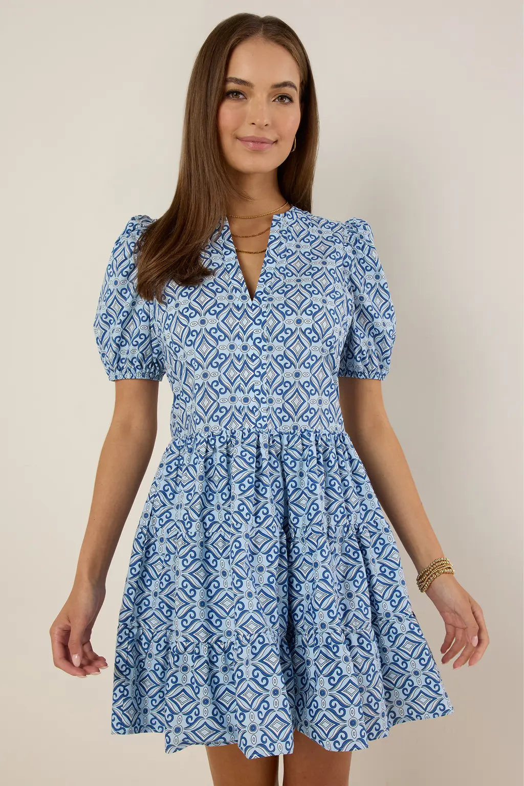 Meredith Dress- Blue | Avara