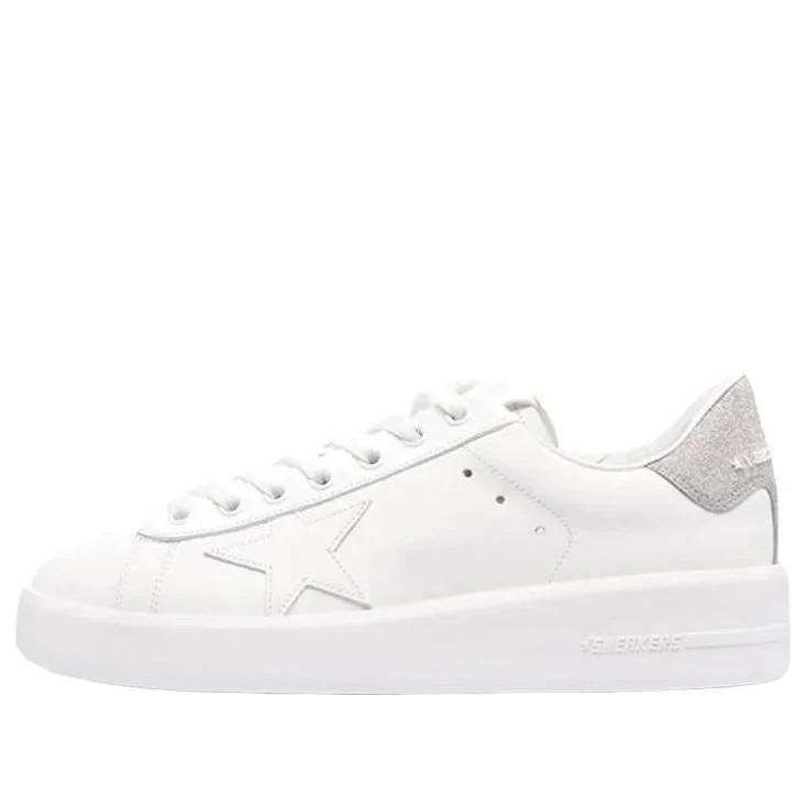 (WMNS) Golden Goose Pure Star Glitter 'White Silver' GWF00197-F000538-80185 | KICKS CREW
