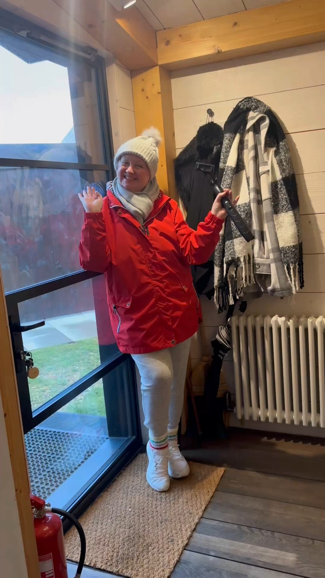 Red coat / hat / scarf / trainers / leggings 

.. all ready for a lovely walk along the beach guys .. this was taken at my recent trip away to Cabu Cabins 

Some items out of stock so have found alternatives 

#cosystyle #comfystyle #coat #leggings

#LTKtravel #LTKstyletip #LTKluxury
