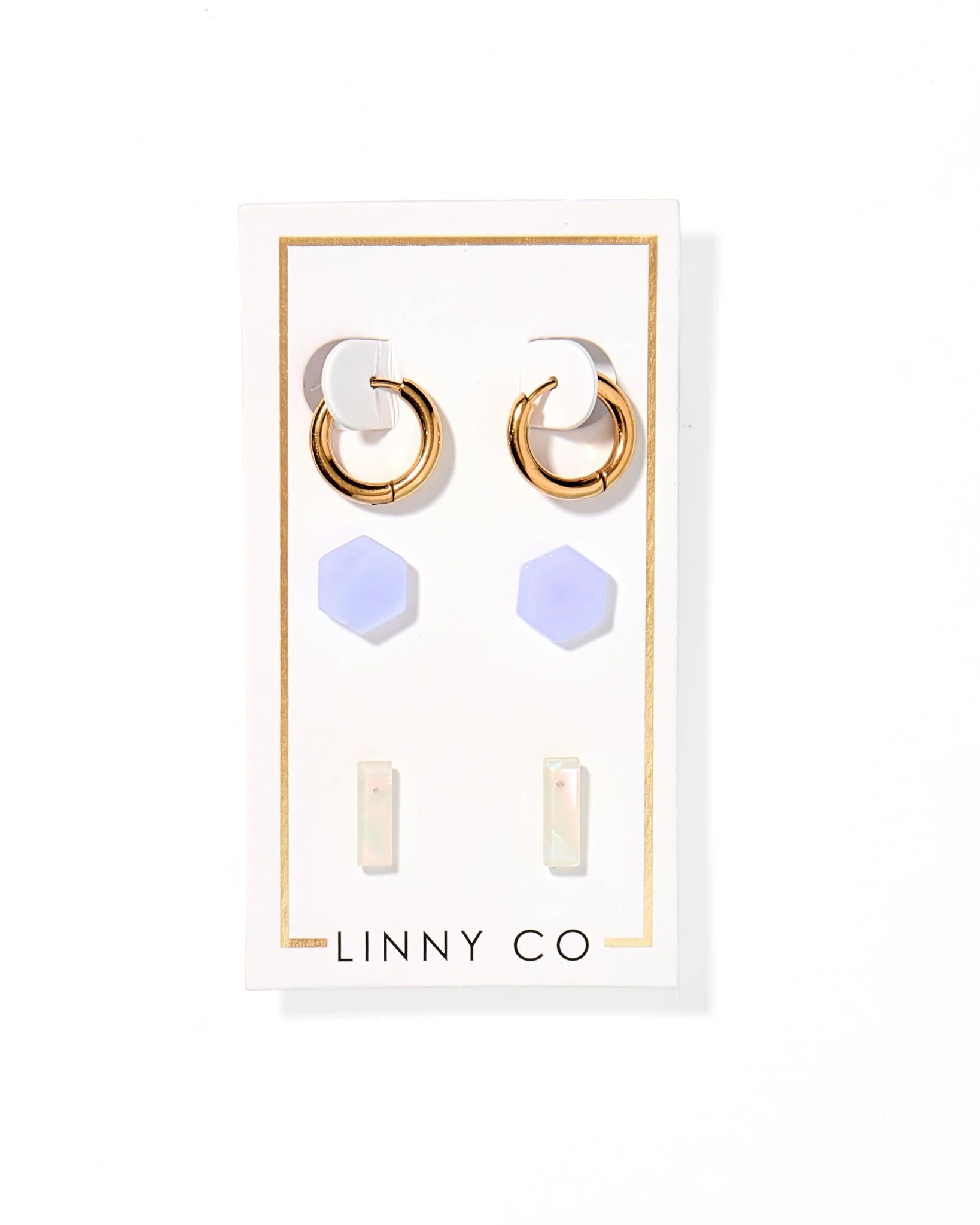 Stud Trio Stud Earring Set - Spring | LINNY CO LLC