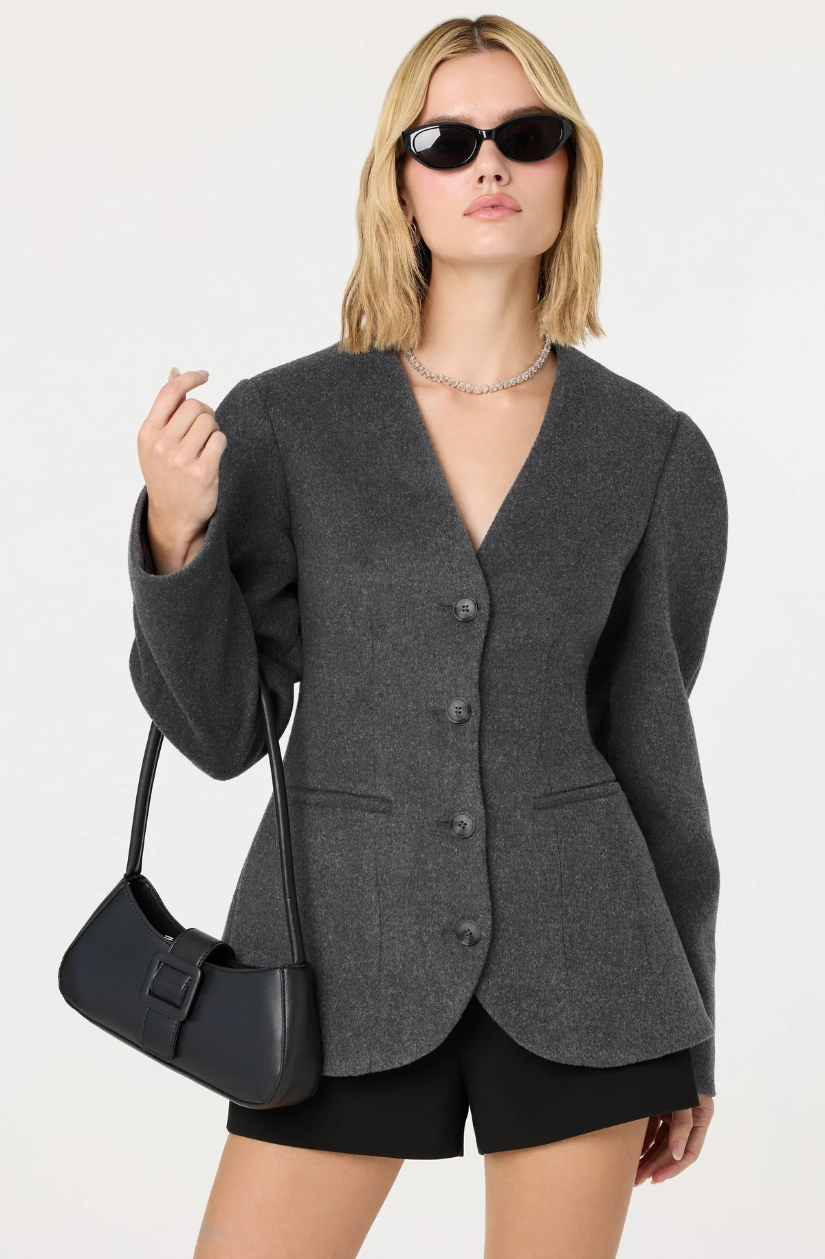Ada Wool Blend Cinched Jacket | ASTR The Label (US)