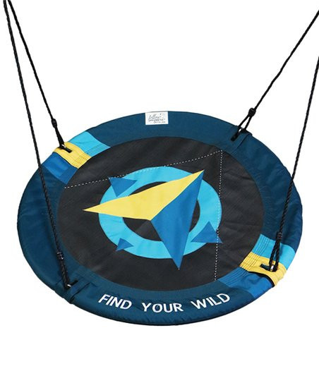 Blue & Yellow 'Find Your Wild' Adventure Swing | Zulily