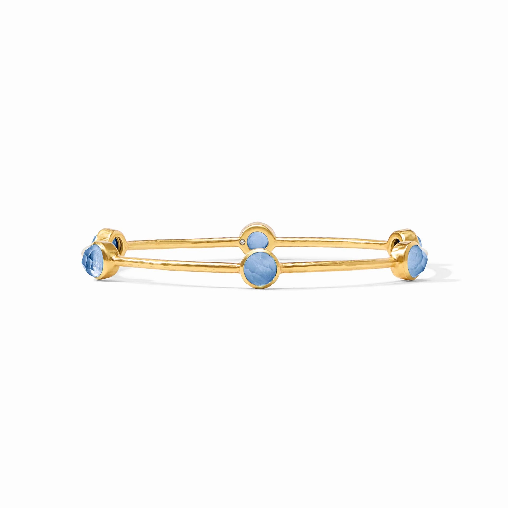 Milano Luxe Stone Gold Bangle Bracelet | Julie Vos | Julie Vos