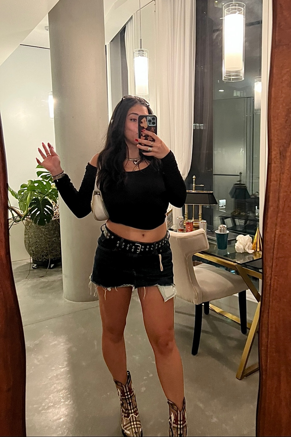 fall fashion, denim mini skirt, mini skirt