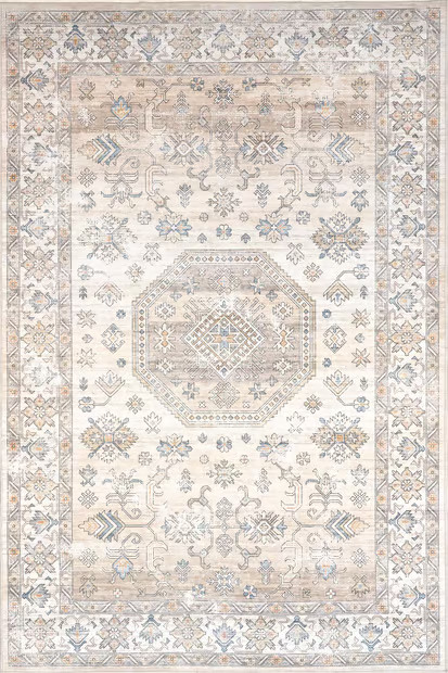Ivory Angeline Washable Stain Resistant Area Rug | Rugs USA