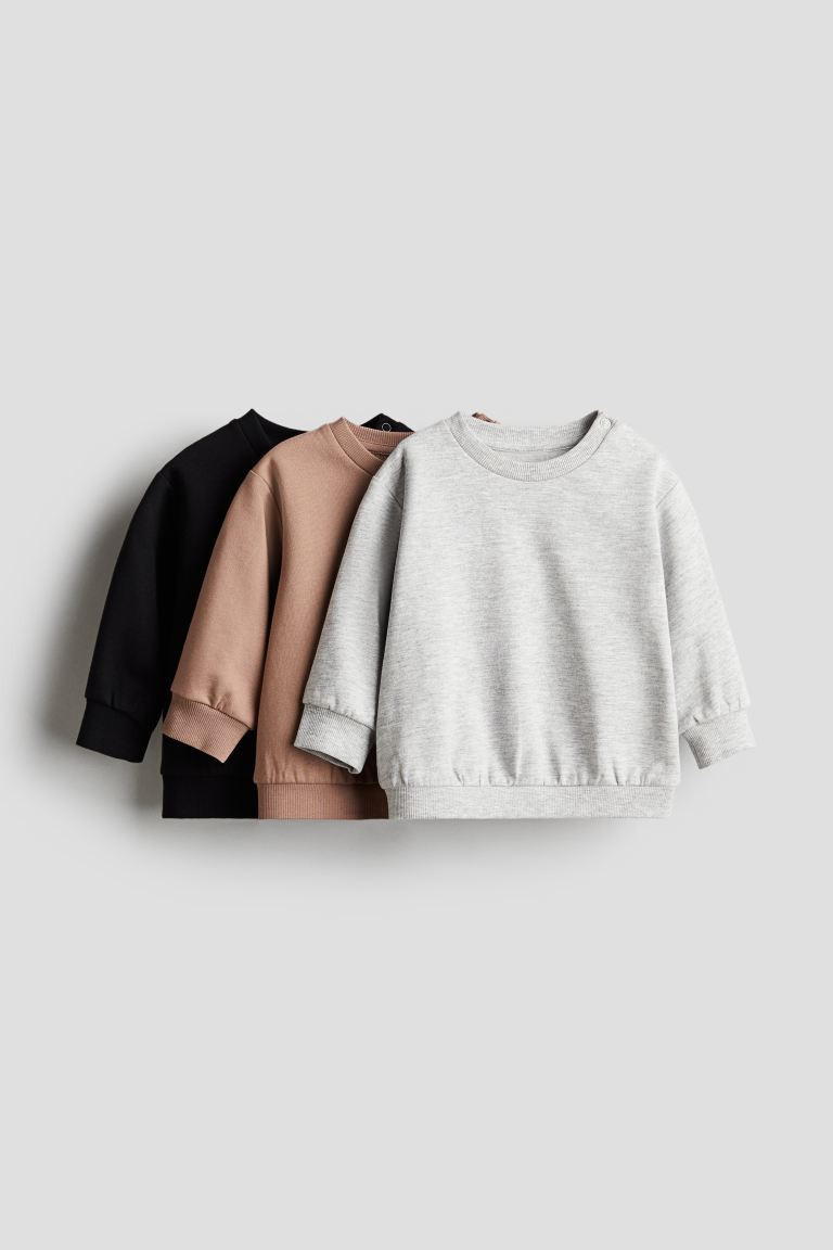3-pack Cotton Sweatshirts | H&M (US + CA)