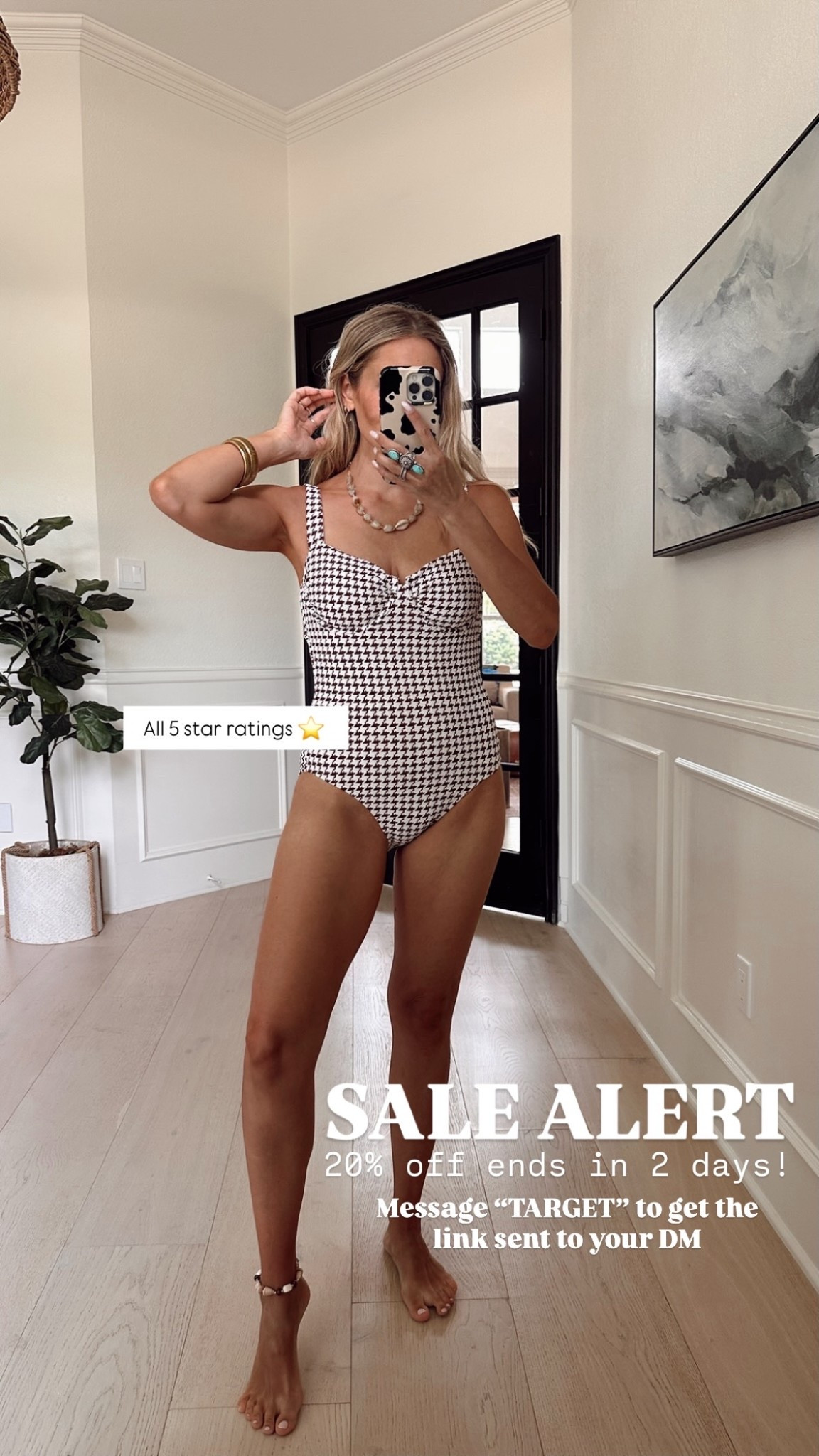 SALE  ALERT‼️ 20% off ends in 2 days!

I went up one size (medium)

5’5” // 120 lbs

#LTKSwim #LTKootd #LTKdayinmylife