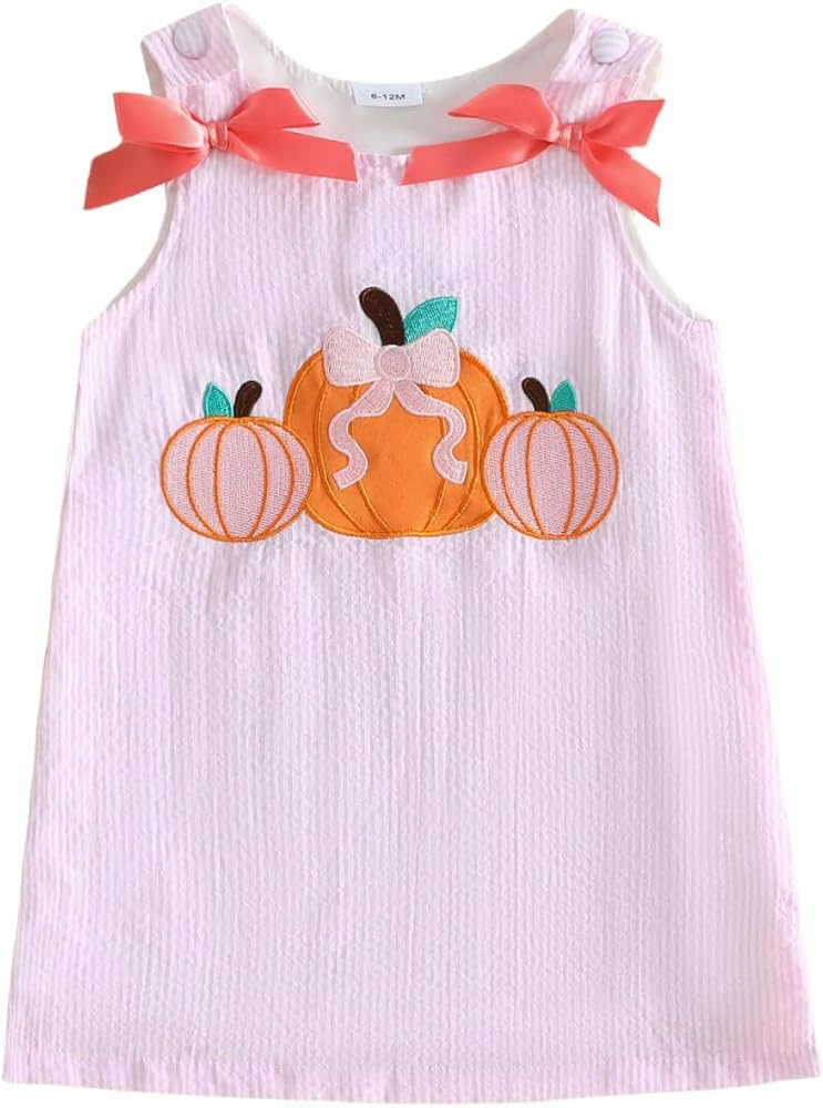Rtnnsbbfcm Toddler Baby Girl Christmas Outfit Merry Santa A-line Dress | Amazon (US)
