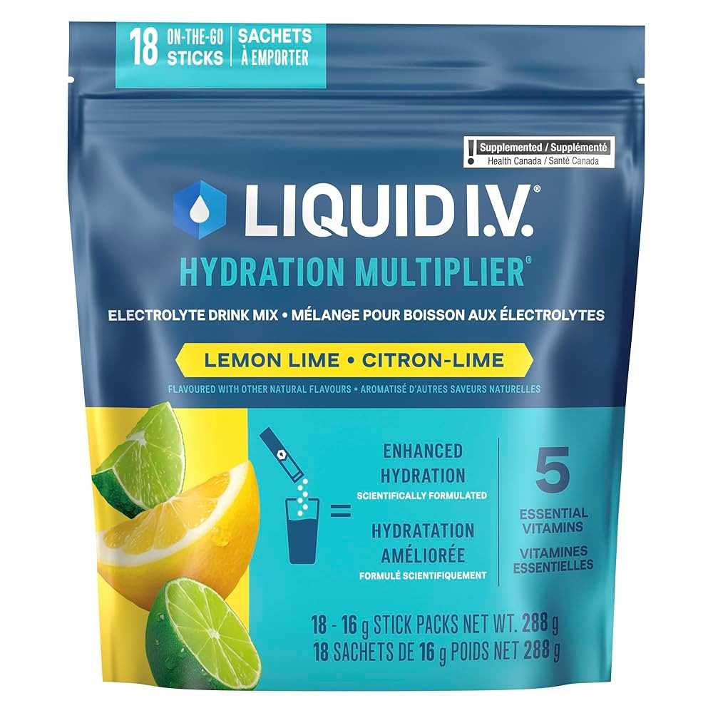 Liquid I.V. Hydration Multiplier Electrolyte Drink Mix - Enhanced Hydration Electrolyte Powder ... | Amazon (CA)