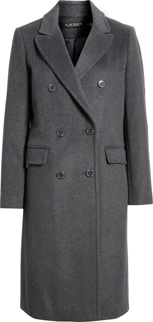 Double Breasted Wool Blend Coat | Nordstrom