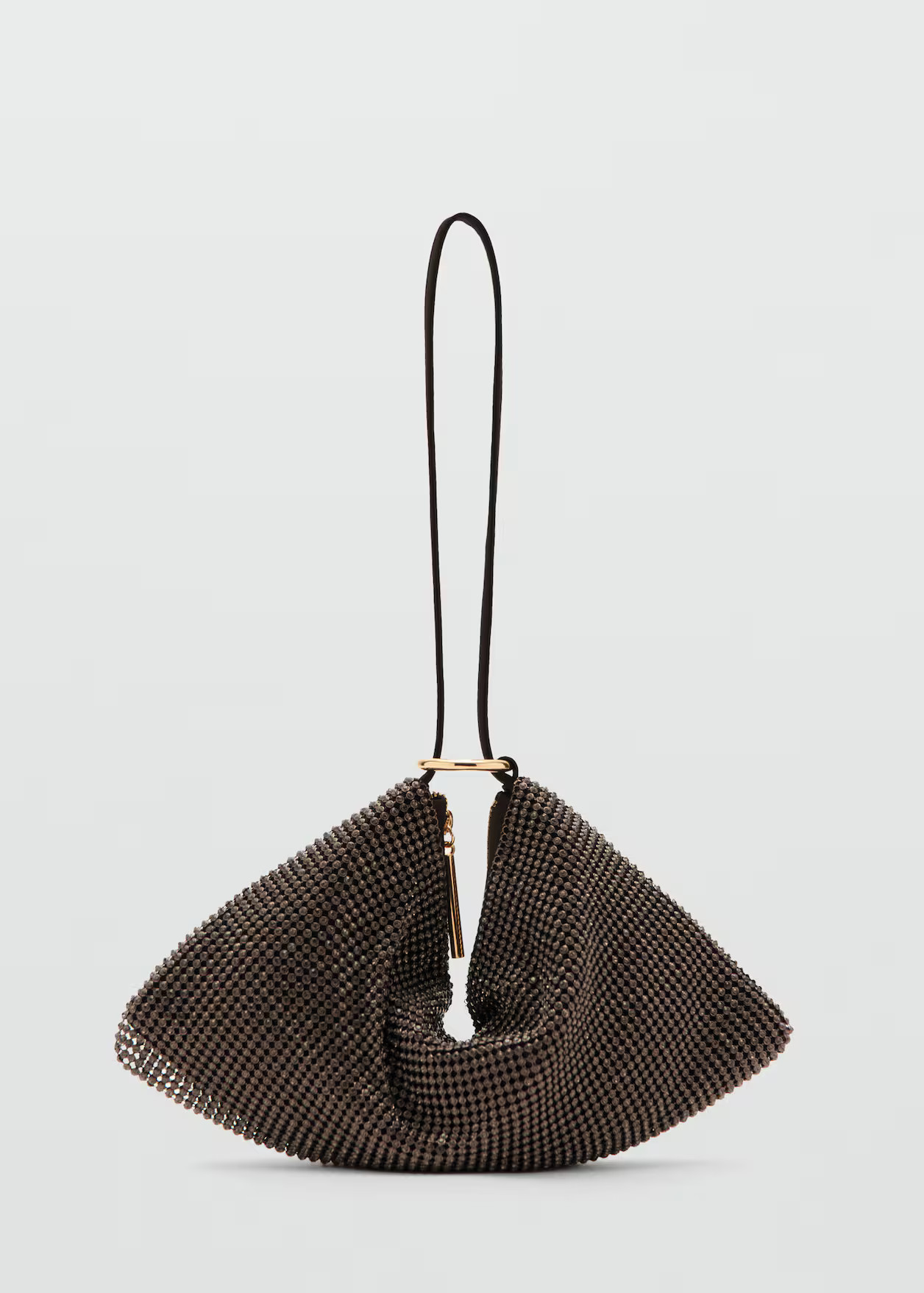 Handbag with rhinestones | MANGO (UK)