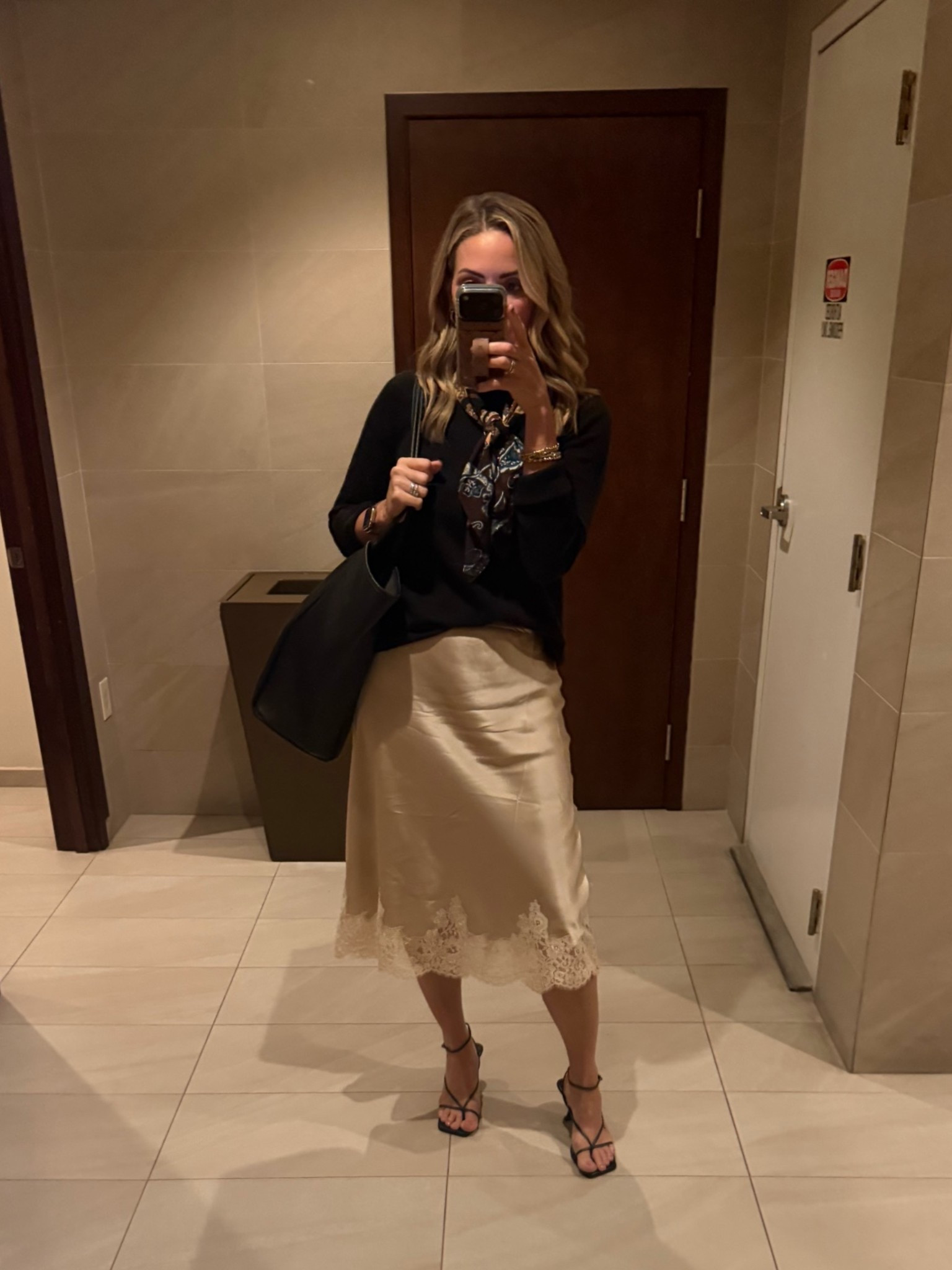This work look was so easy and comfortable. I loved wearing it. The skirt is so pretty and the sweater and scarf were soft and added the prettiest touch!

#LTKdayinmylife #LTKootd #LTKWorkwear