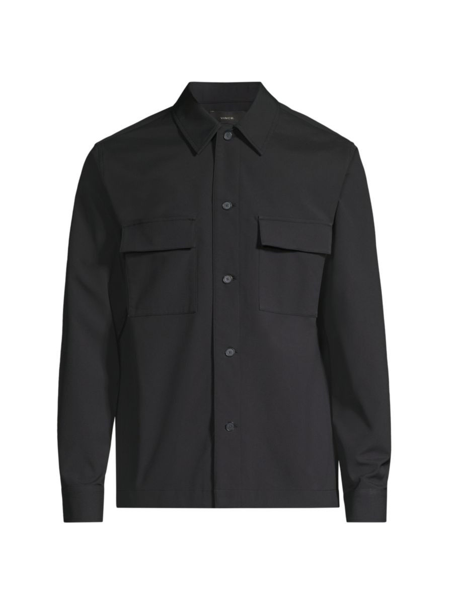 Tech Dobby Shirt Jacket | Saks Fifth Avenue